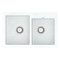 Keuken spoelbak VANKOR Orman OMP 05.80 Witte steen + sifon VANKOR