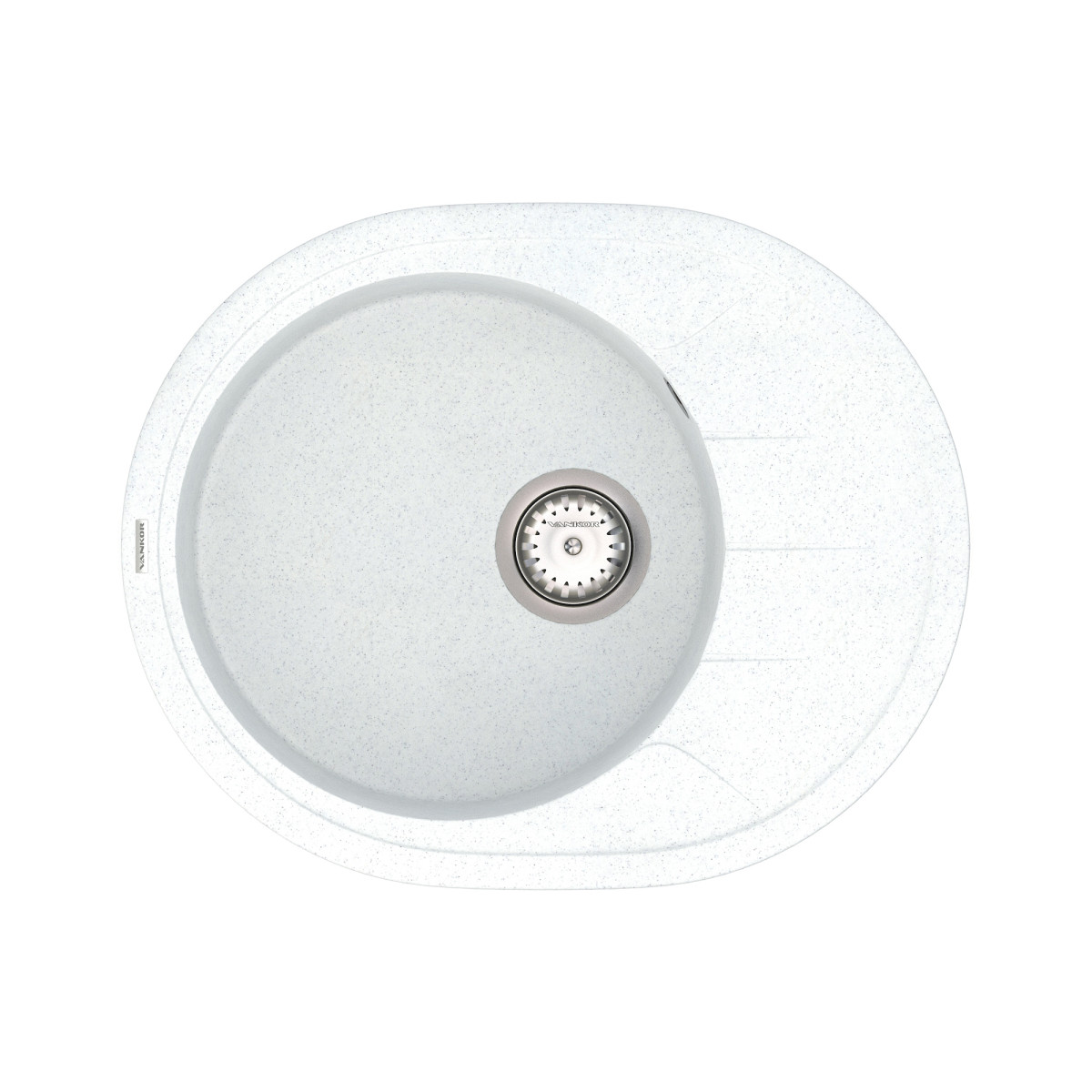 Keuken spoelbak VANKOR Sity SMO 02.61 Witte steen + sifon VANKOR