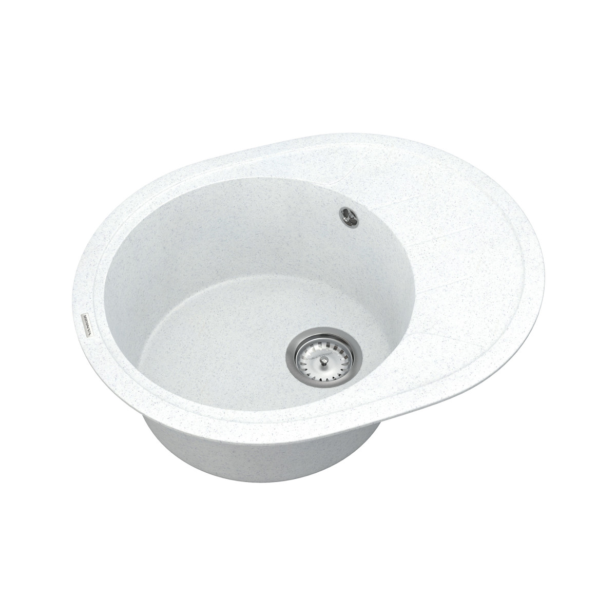 Keuken spoelbak VANKOR Sity SMO 02.61 Witte steen + sifon VANKOR