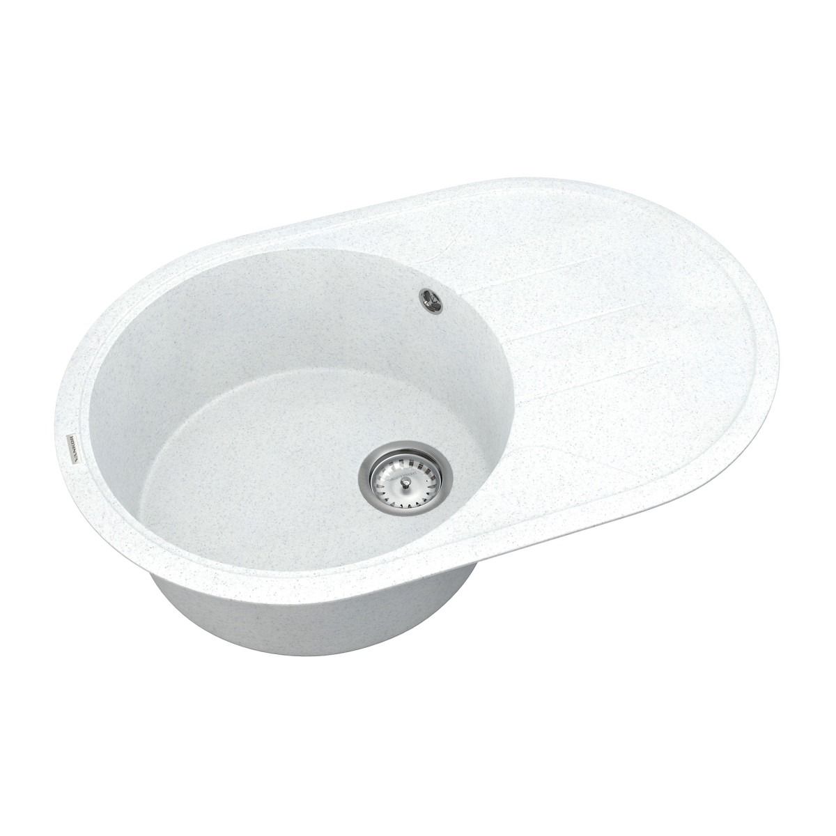 Keuken spoelbak VANKOR Sity SMO 02.78 Witte steen + sifon VANKOR