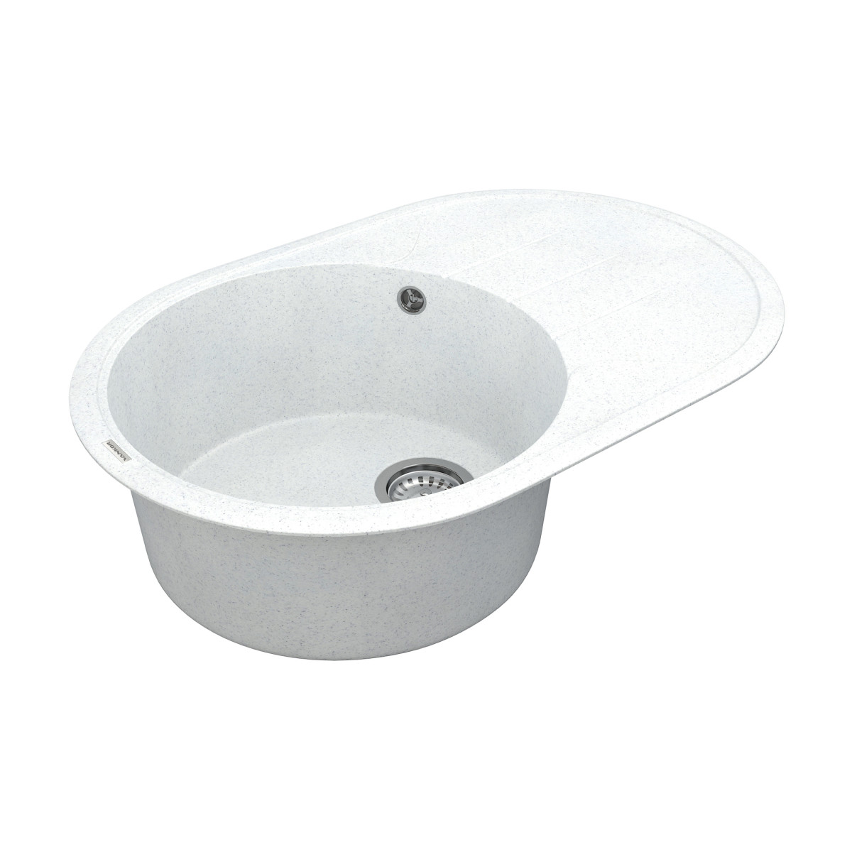 Keuken spoelbak VANKOR Sity SMO 02.78 Witte steen + sifon VANKOR